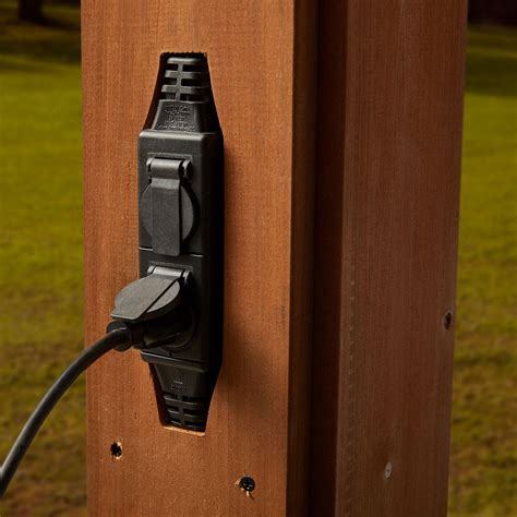 gazebo electrical box|outdoor electrical box for gazebo.